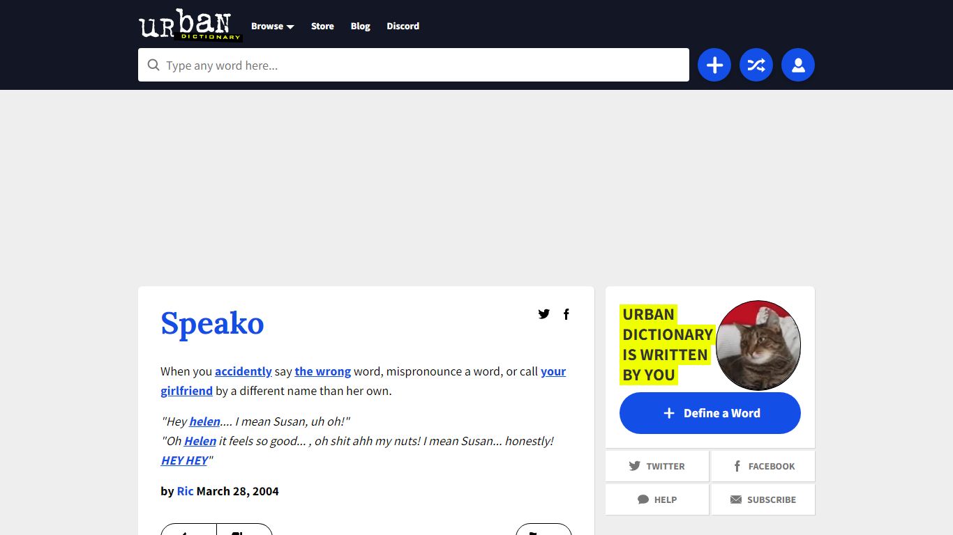 Urban Dictionary: Speako